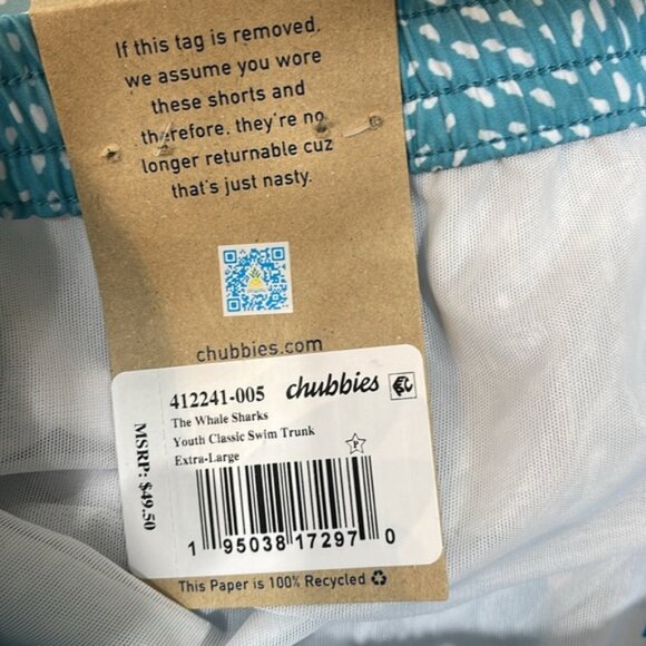 Chubbies Youth Classic Swim Trunks - Picture 7 of 10